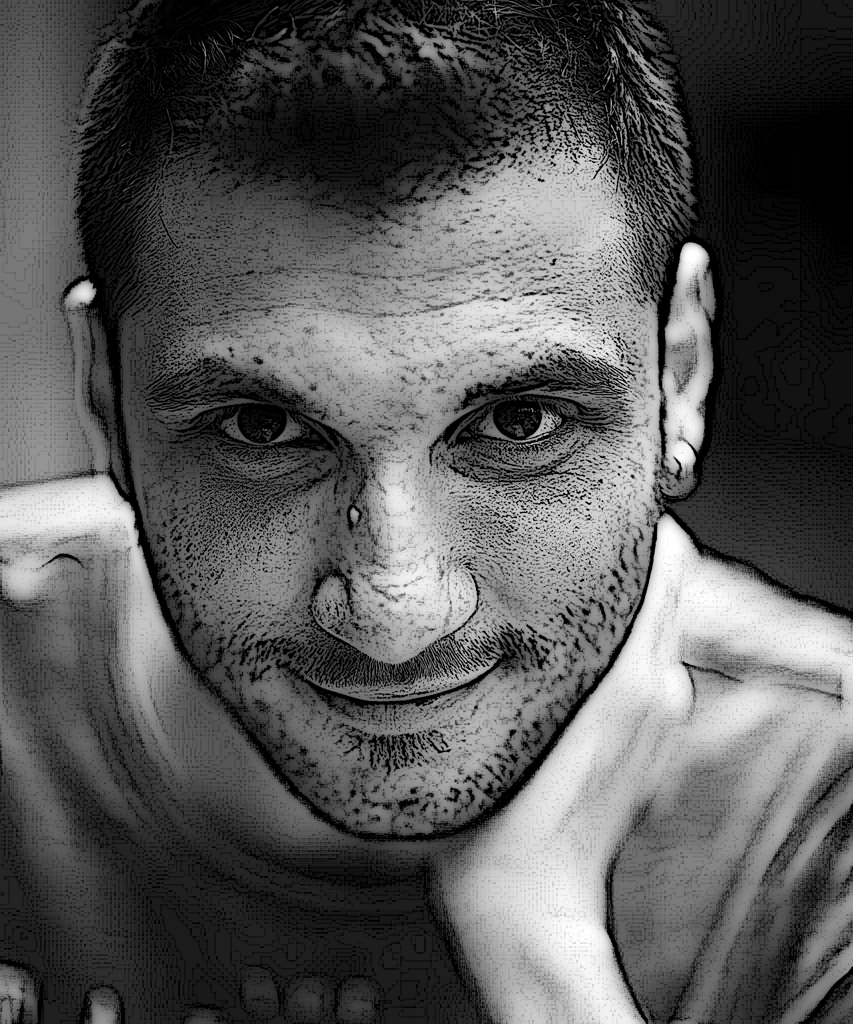 midage male happy client