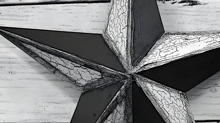 3d gray rustic star